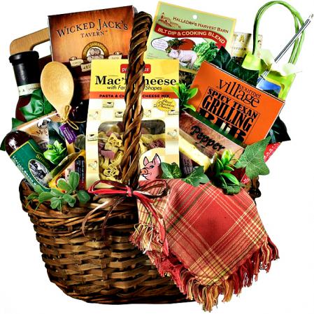spicy texas grilling bbq gift basket